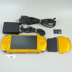 (ｍ248) 訳あり SONY PSP 3000 ゴールド ブライトイエロー
