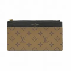 ルイヴィトン　Louis Vuitton　モノグラムリバース　スリムパース　M80390　長財布　コインケース　ユニセックス　美品