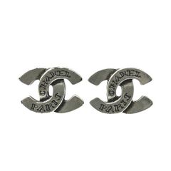 極美品✨ CHANEL シャネル ピアス ココマーク ロゴ シルバー 1956 