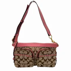 コーチ　COACH　シグネチャー　F41587　キャンバス　バッグ　ショルダーバッグ　ウエストポーチ　レディース