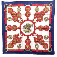 エルメス　Hermes　カレ90　Cuivreries　銅細工　ブランド小物　スカーフ　レディース　美品