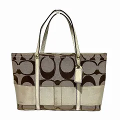 コーチ　COACH　シグネチャー　11097　オフホワイト　バッグ　ハンドバッグ　レディース