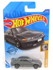 【中古】ミニカー 1/64 NISSAN SKYLINE GT-R BNR32(ダークグレー) 「Hot Wheels HW TURBO」 [GHD03-D7C5]