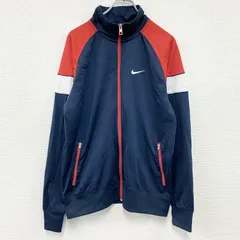 古着 used　NIKE　ナイキ　トラックジャケット/ジャージ　スウッシュ　ヴィンテージ　紺　ネイビー　Lサイズ