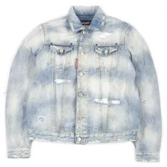 美品□DSQUARED2 ディースクエアード 20SS S71AN0164 Dan Jean Jacket レインボー バックロゴ クラッシュ デニムジャケット 44 正規品 美品□DSQUARED2 ディースクエアード 20SS S71AN0164 Dan Jean Jacket