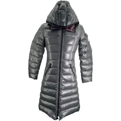 モンクレール MONCLER MOKA ダウンコート 49311 グレー ナイロン レディース その他アウター