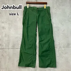 Johnbull ジョンブル AP825 サイズL カーキ グリーン チノパン ワイドパンツ フレアパンツ ミリタリー ベイカーパンツ ゆったり カジュアル 古着 ストリート 春夏秋冬 ★ ■■