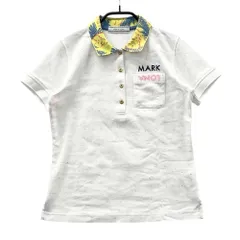 サイズ：S MARK&LONA マークアンドロナ  半袖ポロシャツ スカル  ホワイト系 [240101555139] ゴルフウェア レディース ストスト