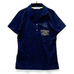 サイズ：S MARK&LONA マークアンドロナ  半袖ポロシャツ スカル  ネイビー系 [240101555140] ゴルフウェア レディース ストスト