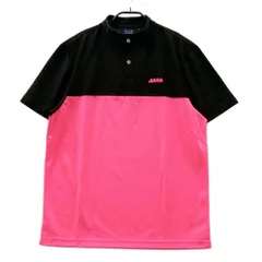 サイズ：6 MUTA MARINE ムータマリン  スタンドカラー 半袖ポロシャツ ネオン ピンク系 [240101556215] ゴルフウェア メンズ ストスト