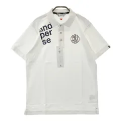 サイズ：M AND PER SE アンパスィ AMS9704V1 2024年モデル 半袖ポロシャツ  ホワイト系 [240101581785] ゴルフウェア メンズ ストスト