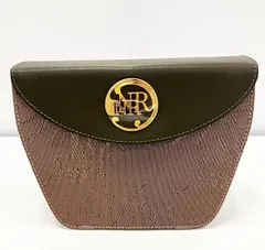 未使用品　NINA RICCI　ニナリッチ ボックスショルダーバッグ　カーキ ：A3274