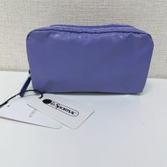 レスポートサック エッセンシャル 長財布 ネイビー パープル ナイロン 