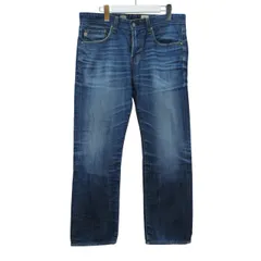 エージー AG ADRIANO GOLDSCHMIED パンツ デニム Gパン ロング 33 Lサイズ相当 ブルー k31681 1204