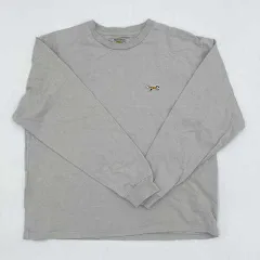 THE FOX COLLECTION　ザフォックスコレクション　ワンポイントベーシックロゴクルーT　アッシュ　Sサイズ　□□