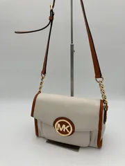 MICHAEL KORS　マイケルコース　ショルダーバッグ　アイボリー×ブラウン　5135