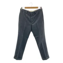 WACKO MARIA / ワコマリア | GP-101 BLANKLINE RIVER ウール混 スラックス パンツ | M | グレー | メンズ