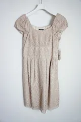 新品 LEST ROSE レストローズ 花柄 刺繍 レース ワンピース ドレス ピンク系701O★2