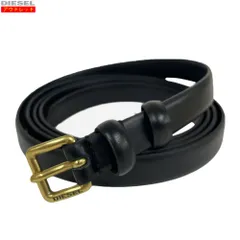 DIESEL ディーゼル 新品・アウトレット B-ダブルラップ ベルト X07787 PR250 T8013 ブラック バックル付き レディース 二重ベルト ロングベルト 並行輸入品 送料無料