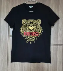 KENZO タイガー 半袖 Tシャツ ブラック S (レディース)