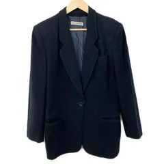 EMPORIOARMANI(エンポリオアルマーニ) ジャケット サイズ42 M レディース - ダークネイビー 長袖/春/秋