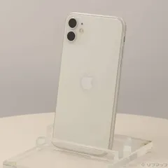 〔中古品〕 iPhone11 64GB ホワイト MWLU2J／A SIMフリー【344】