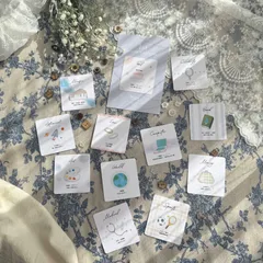 【送料無料】お洒落な選び取りカード ◎名前・日付入り台紙　 1歳誕生日 ファーストバースデー　水彩風イラスト