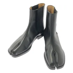 【新品】  Maison Margiela / メゾンマルジェラ | 足袋 Tabi タビ レザー サイドゴアブーツ | 37 | ブラック | レディース