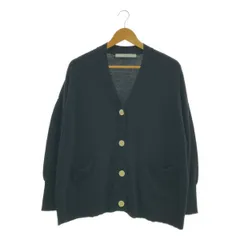 Framework / フレームワーク | Vネック ビッグカーディガン | F | ネイビー | レディース