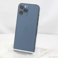 〔中古品〕 iPhone12 Pro Max 256GB パシフィックブルー MGD23J／A SIMフリー【348】