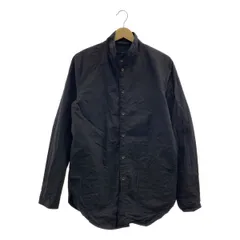 P.R.PATTERSON / P.R.パターソン | POCKET SHIRT / スタンドカラー ポケット シャツ | S | ブラック | メンズ