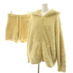 ジェラートピケ gelato pique 23AW ポケモンスリープ ジェラピカチュウパーカ&ショートパンツ セットアップ 部屋着 ルームウェア 刺繍 F 黄 イエロー PWNT234055 /AN48