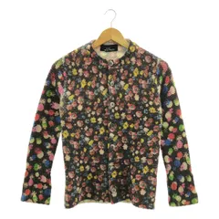 tricot COMME des GARCONS / トリココムデギャルソン | 2002AW | ウール 総柄 ニット カーディガン | マルチカラー | レディース