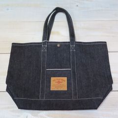 WAREHOUSE & CO. デニム トートバッグ レザーハンドル - メルカリ