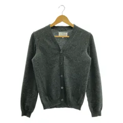 マルタン・マルジェラ　カーディガン　人気品！ 肘パッチ 黒 人気品！マルタン・マルジェラ 肘パッチカーディガン 黒 L/Margiela