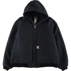 古着 カーハート Carhartt アクティブジャケット 中綿入り ダックフルジップパーカー メンズXXL相当/eaa603086