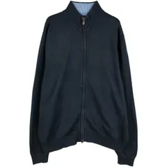 Brooks Brothers ネイビー ドライバーズニット カシミヤ XL