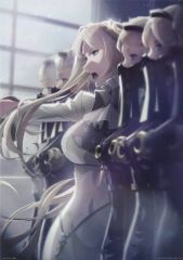 [중고] 클리어 포스터 A3 클리어 포스터 요르하 부대 사령관 [이치 반 쿠지 NieR : Automata Ver1.1a - 인류에게 영광이 -] F상