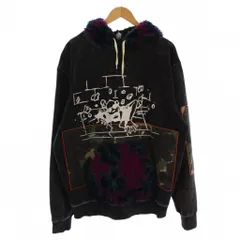 【中古】 PAM Psy-Active Mutation パーカー スウェット トレーナー プルオーバー 長袖 ファー 迷彩 M 黒 メンズ パム PAM Psy-Active Mutation パーカー スウェット トレーナー プル