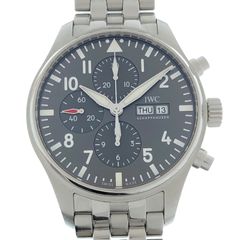 美品/OH済】IWC スピットファイア クロノグラフ 純正バンド2本付 