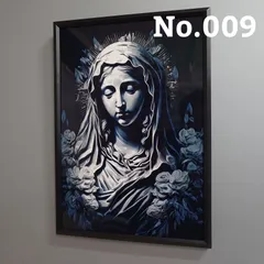 No.009 A4 マリア様 ポスター 写真 アート インテリア 額 壁 coco