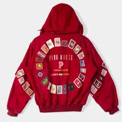 ピンクハウス　レッド　ワッペン　ブルゾン