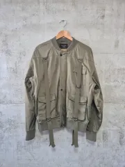 ZARA MAN カーキ色 MA-1ジャケット マウンテンパーカー ブルゾン ジャケット