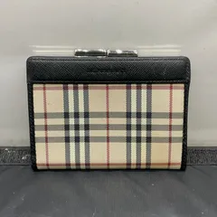 バーバリー  がま口 チェック 財布 B25112371