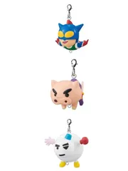 クレヨンしんちゃん つまんでつなげてますこっと2 ～パステルカラー～   カニカンver.   全3種セット　アクション仮面　 &  ぶりぶりざえもん &  ス・ノーマン・パー