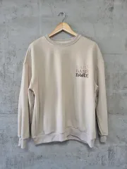 ベージュ DARE プリンティング スウェット Tシャツ