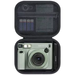 【特価商品】400/300 インスタントカメラ wide （ブラック instax ケース） Lebakort収納ケースと互換性のある富士フイルムFUJIFILM