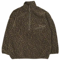 SENSE OF PLACE by URBAN RESEARCH センスオブプレイスバイアーバンリサーチ レオパードハーフジッププルオーバー AA87-11Y046 M Brown フリース ジャケット ブルゾン アウター g24457