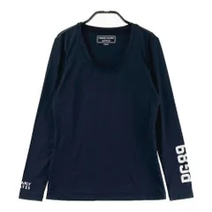 サイズ：1 PEARLY GATES パーリーゲイツ  クルーネック 長袖インナーTシャツ  ネイビー系 [240101577974] ゴルフウェア レディース ストスト