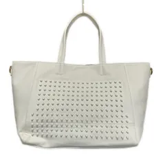 Anne Coquine(アンコキーヌ) トートバッグ - 白 スタッズ